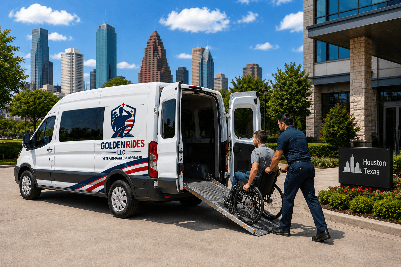 Inside Golden Rides LLC van